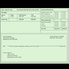 Download Blank Pay Stub Templates Excel Pdf Word