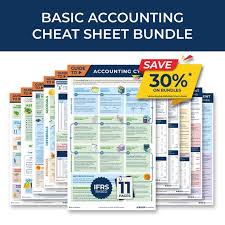 Basic Accounting Cheat Sheet Bundle