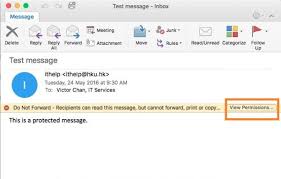 protected email in ms outlook for mac