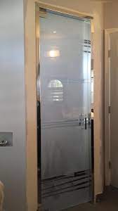 Custom Glass Door With Stainless Steel