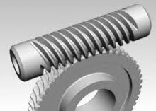 Non throated worm gear
