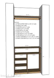 At that width and depth, the 2×2 ribs are not going to be enough to fully support it. Diy Plywood Closet Organizer Build Plans Houseful Of Handmade