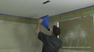 how to apply spray ceiling texture
