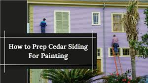 How To Prep Cedar Siding For Painting