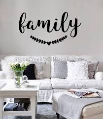 Family Wall Decal Rustic Farmhouse