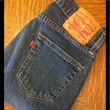Levi S 511 Slim Fit Blue Jeans Dark Wash 30x30