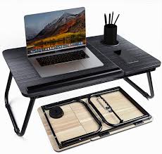 Buy top selling products like airspace adjustable laptop desk in black and folding desk in grey. 8 Best Laptop Tables For Beds Of 2021 Work From Bed The Sofa More Rare