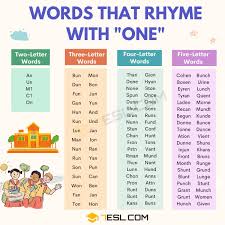 467 interesting words that rhyme with