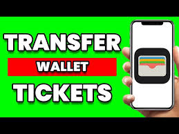 transfer tickets from apple wallet