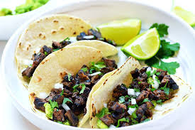 authentic carne asada tacos with