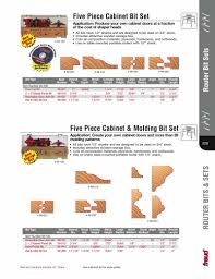 molding router bit set