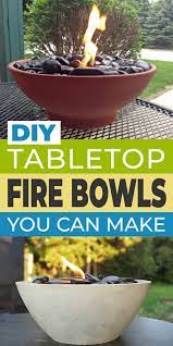 Diy Tabletop Fire Bowls Fire Pits