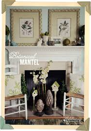Mantel Botanical Print Inspiration