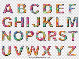 colorful alphabet letters fonts