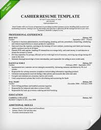 Resume For Cashier Job Resume Sample