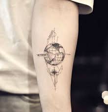 A compass tattoo can be a symbol to remember one's nautical adventures. 30 Globe And Compass Tattoos For Travelers With Meanings