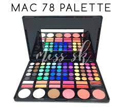 jual dijual makeup set mac palette 78