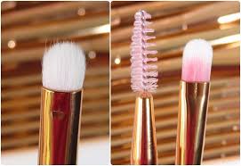 rose gold makeup brush set from amazon