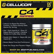cellucor c4 ripped 200 gm at rs 6299
