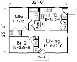 House Plan 5633 00016 800 Square Feet