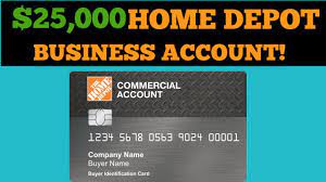 Reports to all three business credit bureaus; Home Depot Commercial Credit Card Approval 25 000 No Pg Youtube