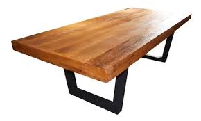 mesa de madeira e ferro tradicional se você não gosta da madeira rústica, a mesa de madeira e ferro será a opção perfeita para você. Mesa De Jantar Madeira Pes De Ferro Peroba 180x60 Dimadeira Moveis