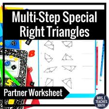 In this activity, students will practice applying principles of the special right triangles as they have fun coloring! Special Right Triangle Worksheets Teaching Resources Tpt