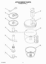 kitchenaid kfp750er2 food processor