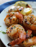 What main dish goes with shrimp?