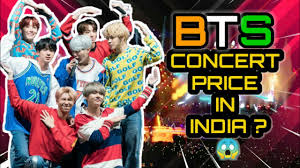 bts concert tickets in india