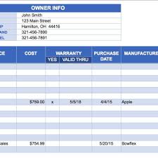 Excel Spreadsheet For Inventory Management Control Retail Ordering