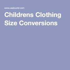 Girlss Clothes Sizes Worldwide Conversion Charts And