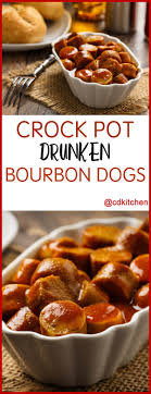 crock pot drunken bourbon dogs recipe