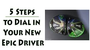 Callaway Rogue Driver Settings Chart How To Dial In