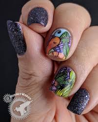 snail gardens nail art hermit werds
