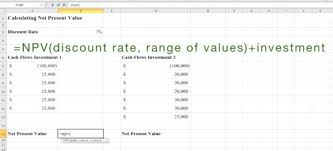 How To Calculate Net Present Value Npv In Excel Howtech