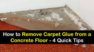 What's more, they need to be flexible and easy enough to use to make installation quick and simple. 4 Quick Ways To Remove Carpet Glue From A Concrete Floor