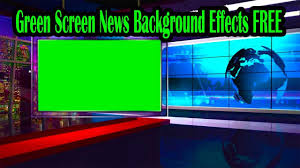 green screen news background effects