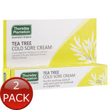 2 x t pl tea tree cold sore crm 0g ebay