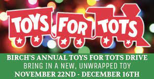 birch s toys for tots drop off drive