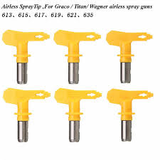 Airless Spraying Gun Tips 6 Series 13 35 For Wagner Atomex Titan Paint Spray Tip