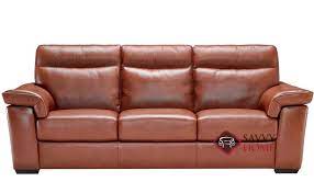 cervo b757 leather stationary sofa by