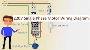 Wiring a baldor motor can at first glance look to be a very intimidating task. 220v Single Phase Motor Wiring Diagram Single Motor Connection Motor Connection Youtube