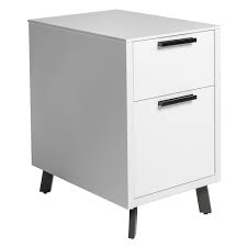 Select a filing cabinet with features like locking drawers for increased security or casters for mobility. Hugo Modern White File Cabinet By Euro Style Eurway