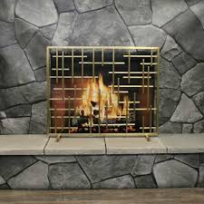 Mesh Decorative Fireplace Screens