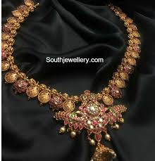 antique gold necklace indian