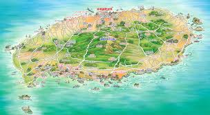 The island lies in the korea strait, below the korean peninsula, south of the south jeolla province. Jeju Tourist Map Jeju Korea Mappery Tourist Map Jeju South Korea Travel