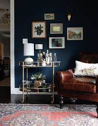 navy blue and gold room decor house
