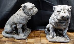 British Bulldog Garden Statues Sold