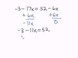 Solving Multi Step Equations With
